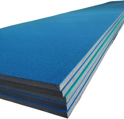 Premium Indoor Gymnastics Track Exercise Mat with Grippy Gym Carpet Top - Sturdy Foam Wrestling Mat for MMA, Cheerleading, and Fitness
