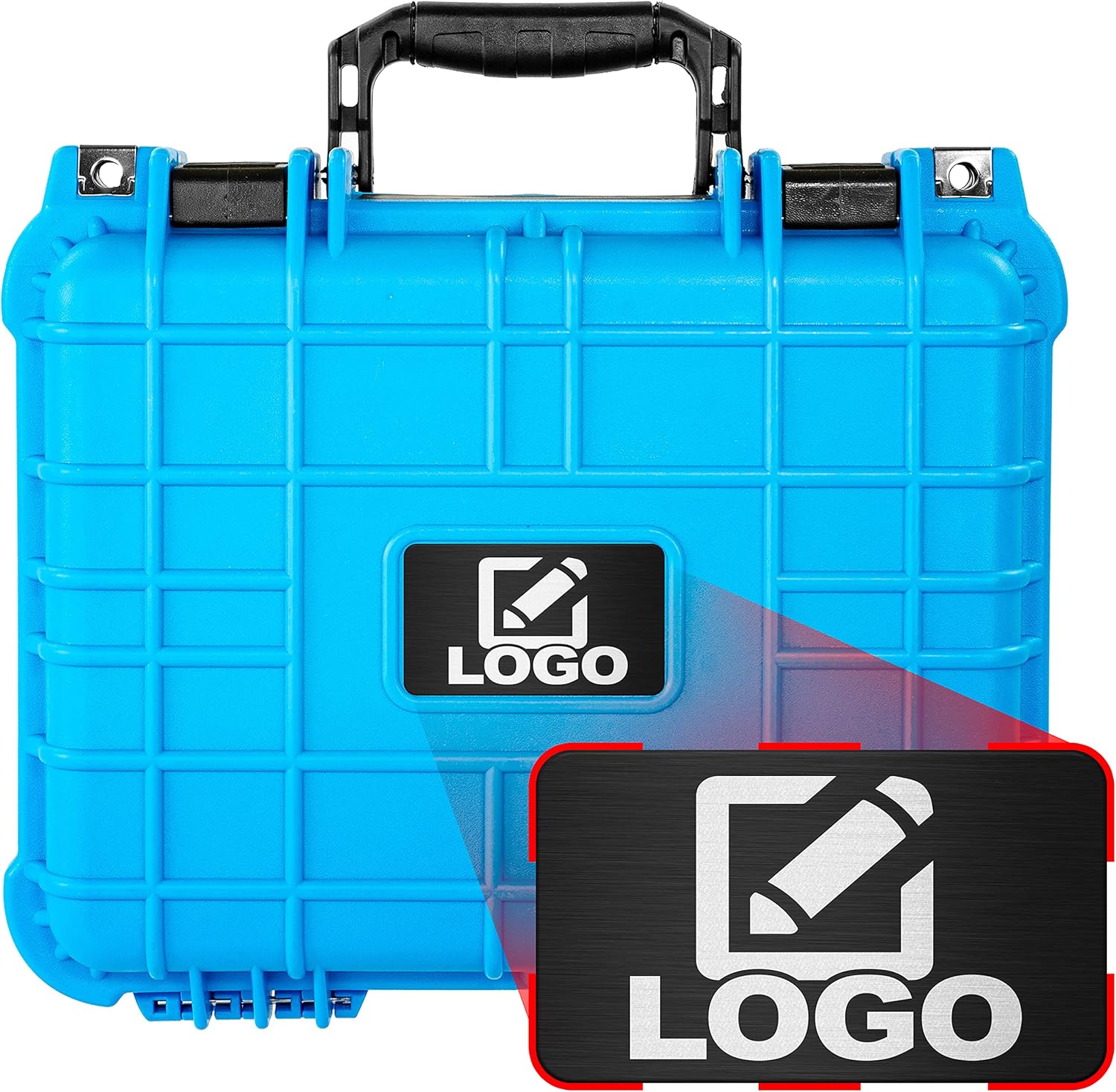 Eylar Protective Gear and Camera Hard Case with Custom Logo Plate