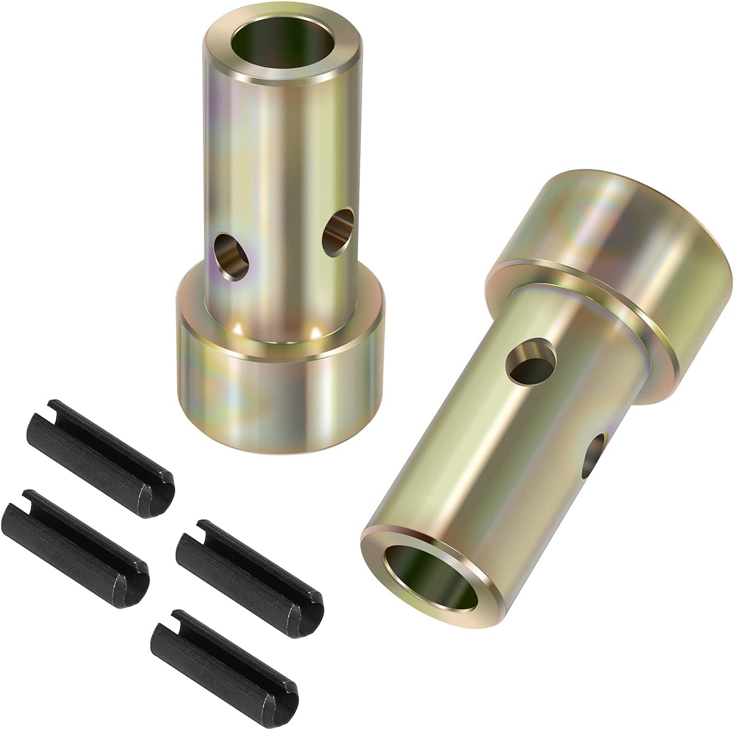 Pair of Cat 1 Quick Hitch Adapter Bushings Set for Category I 3-Point Tractors Use with Quick Hitch System