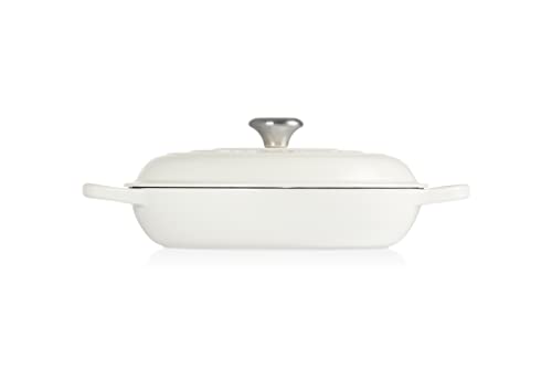 Le Creuset Enameled Cast Iron Signature Braiser, 3.5 qt., Marseille