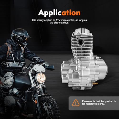 ATV 250cc Engine Motor, 4-Stroke air-Cooled Vertical Engine, CDI Ignition System, 5-Speed Manual Transmission, CG250 Vertical Engine Motor