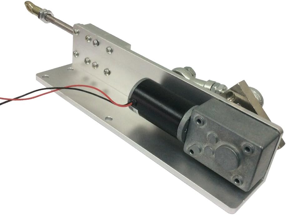 BEMONOC DIY Reciprocating Cycle Linear Actuator with DC Gear Motor 24 Volt Stroke 70mm Adjustable 160rpm Speed Optional for DIY Design