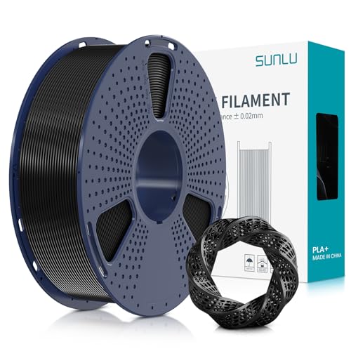 SUNLU 3D Printer Filament Bundle, PLA Plus Filament 10KG 1.75mm, Neatly Wound Filament for Most 3D Printer, 10 Colors, 1kg Spool
