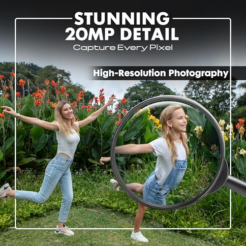 Minolta MN40Z 20MP Digital Camera – 40x Optical Zoom, 1080p FHD Video, 3.0" LCD, Wi-Fi, Face/Smile/Blink Detection – Silver