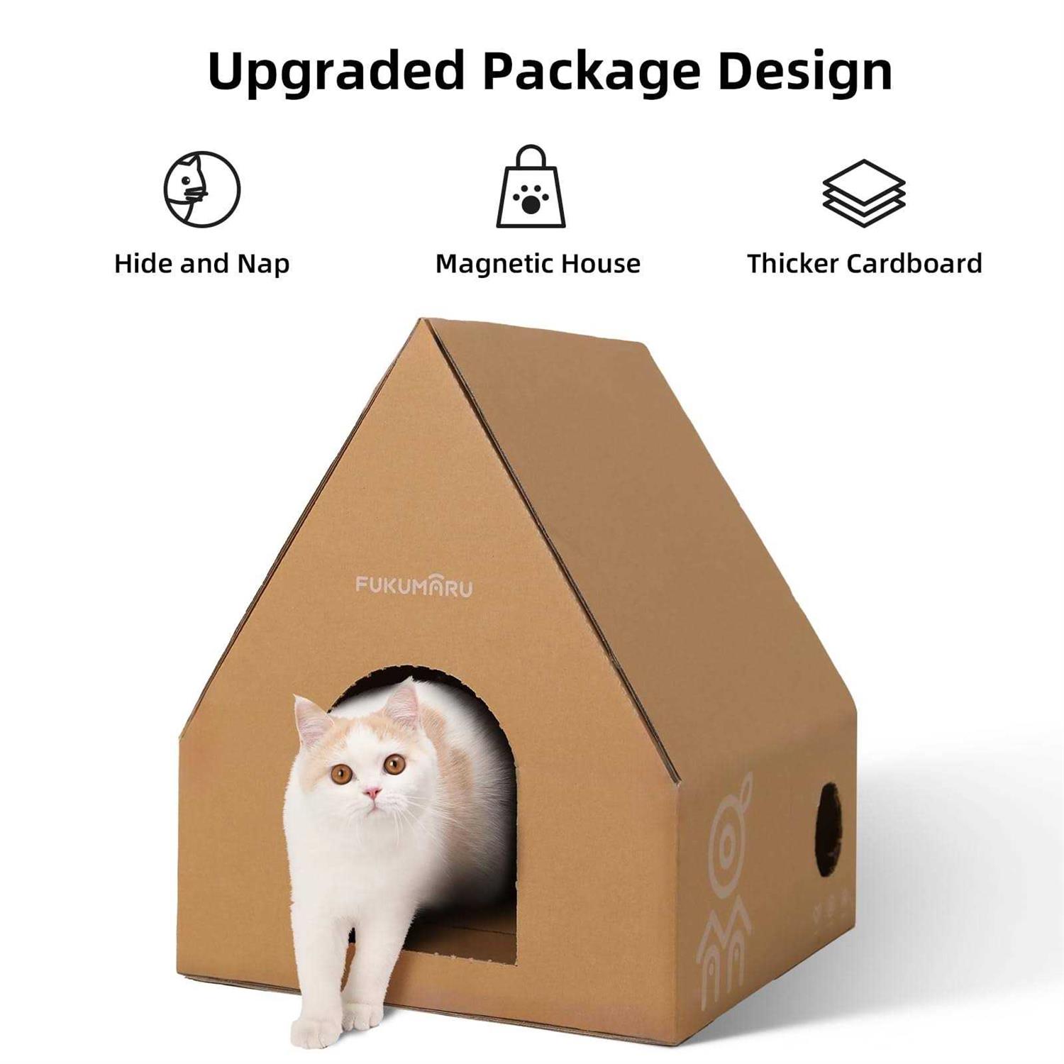 FUKUMARU Cat Wall Furniture Set Transparent Capsule Cat Wall Shelves with 2 PCS Pedals - Pet Supplies online store