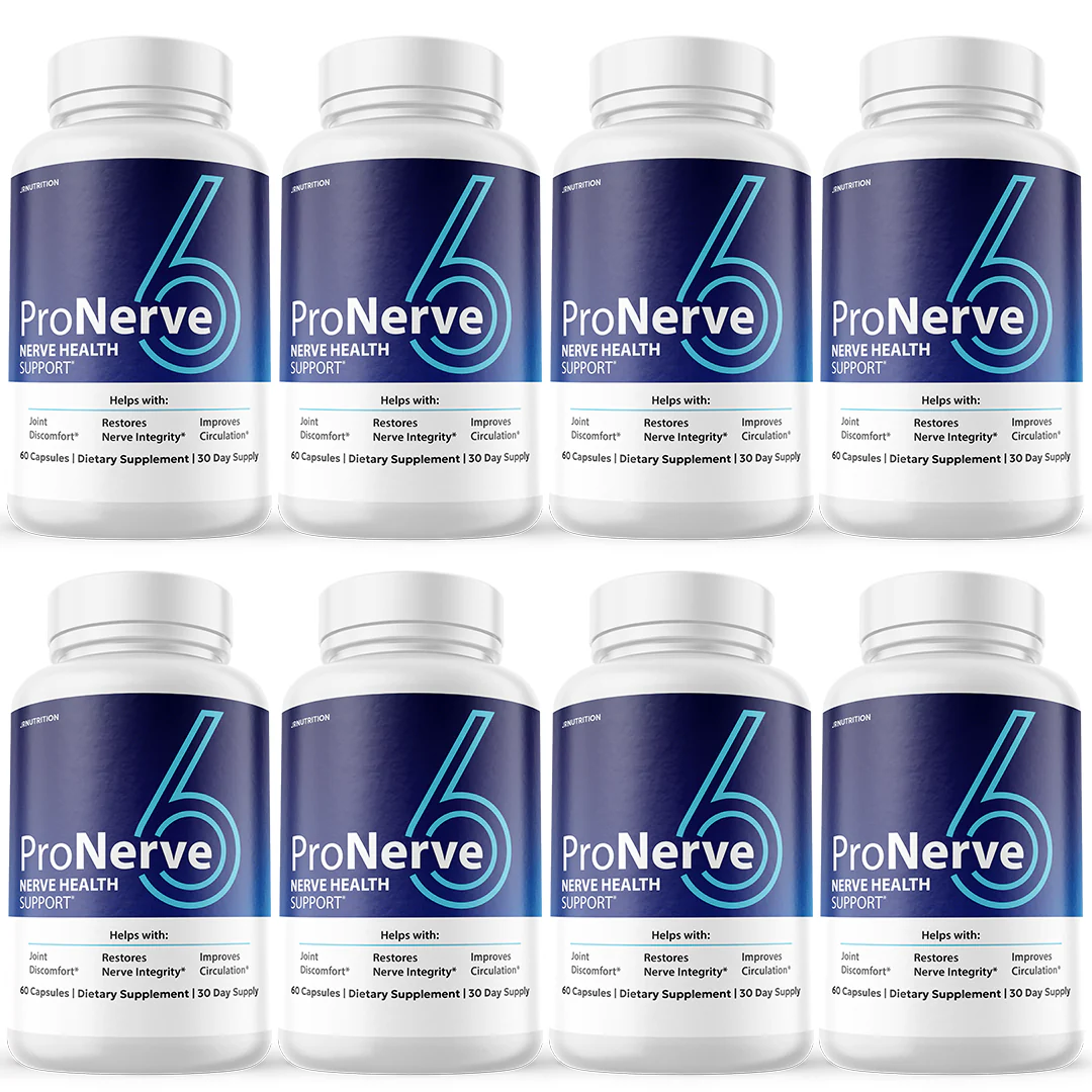 ProNerve6 Nerve Health Supplement to Support Nerve Functions Relief -8 Bottles - Kansas Nuitrition - HNZSDS
