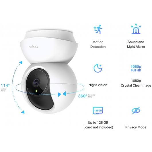 Tapo Pan/Tilt Home Security Wi-Fi Camera