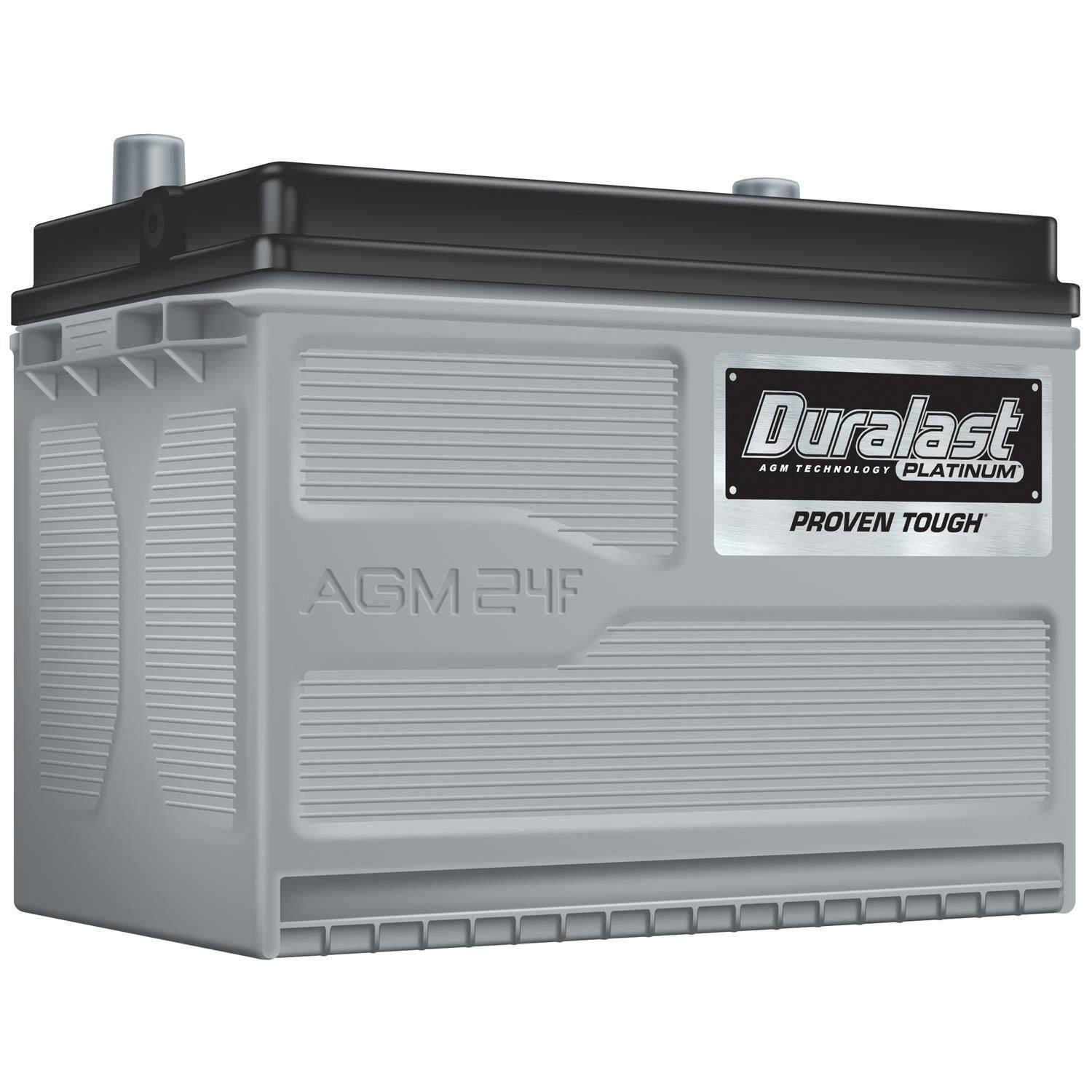 Duralast Platinum Battery 24F-AGM, Group Size 24F, 710 CCA