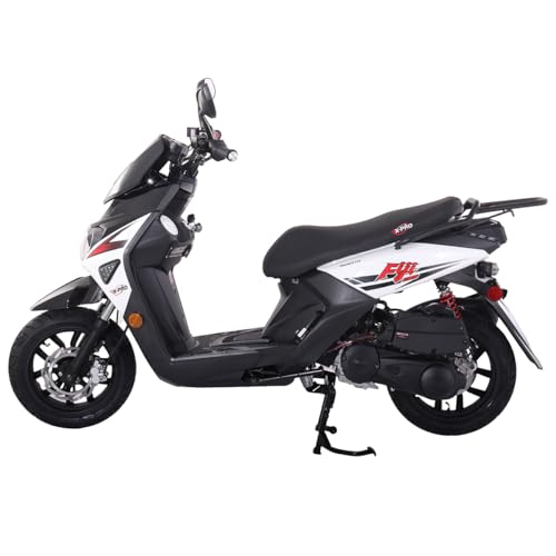X-PRO Fiji 200 EFI Electronic Fuel Injection Moped Scooter with 13" Alloy Wheels