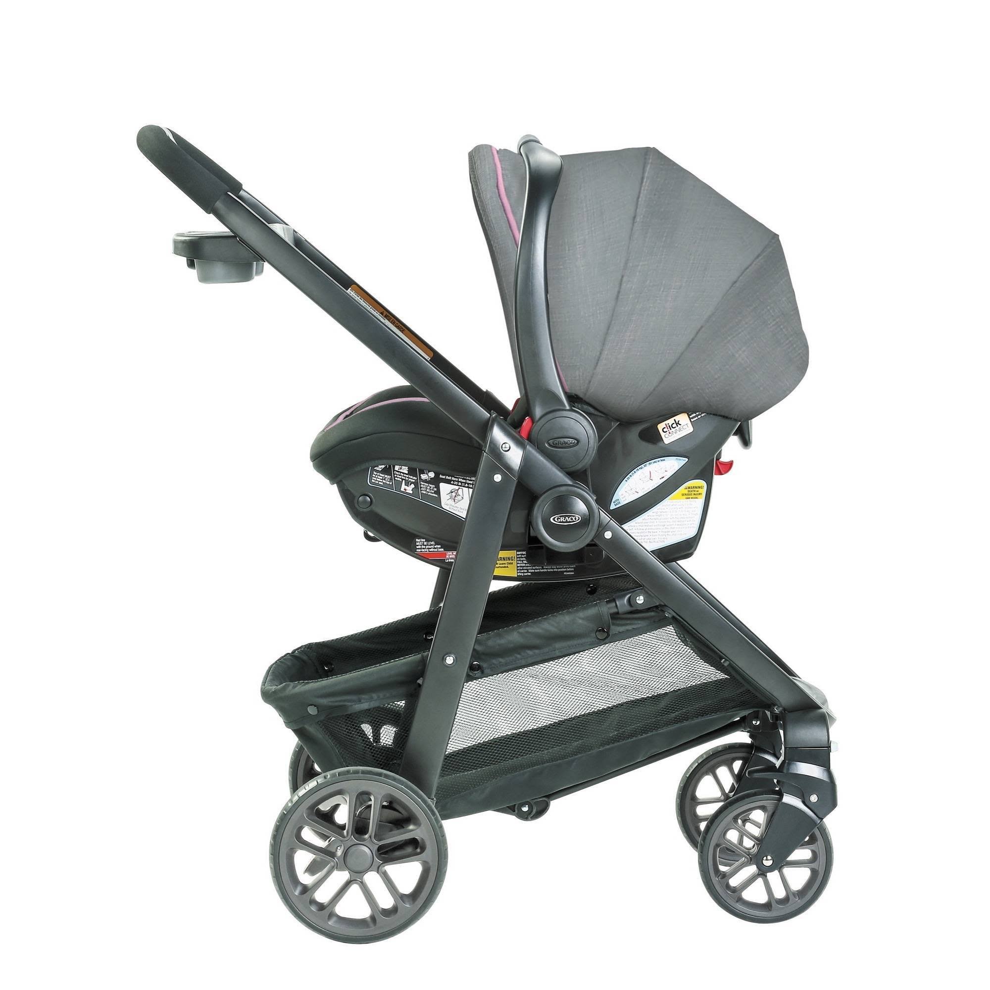 Graco Modes Bassinet Baby Stroller u0026 Infant Car Seat Travel System, Carlee Pink