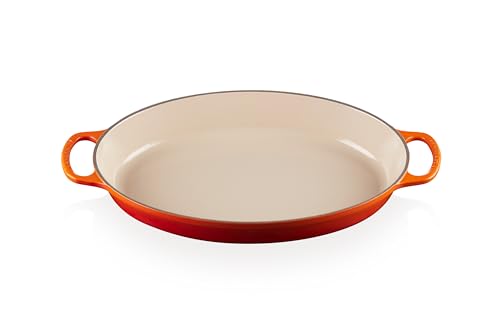 Le Creuset Enameled Cast Iron Signature Oval Baker, 3qt. Sea Salt
