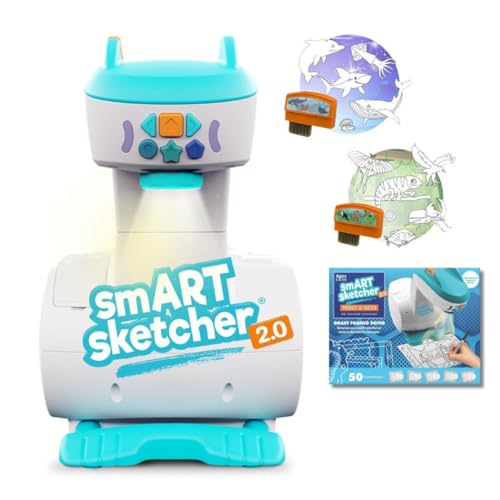 Flycatcher Smart Sketcher 2.0 Projector, Drawing and Tracing Projector for Kids, Educational Arts & Crafts Toy
