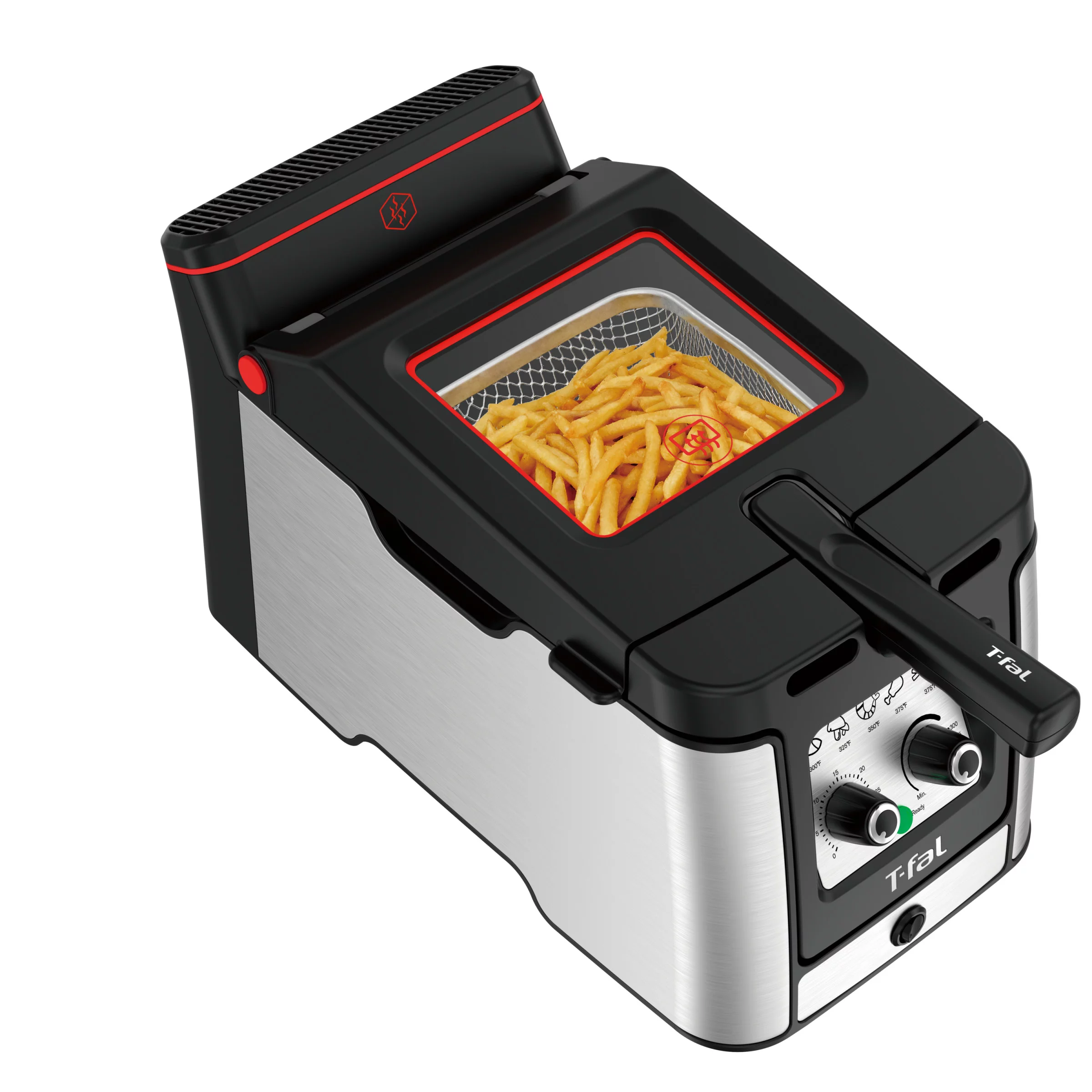 T-fal Advanced Odorless Deep Fryer With Immersion Element, 3.5 L Oil Capacity