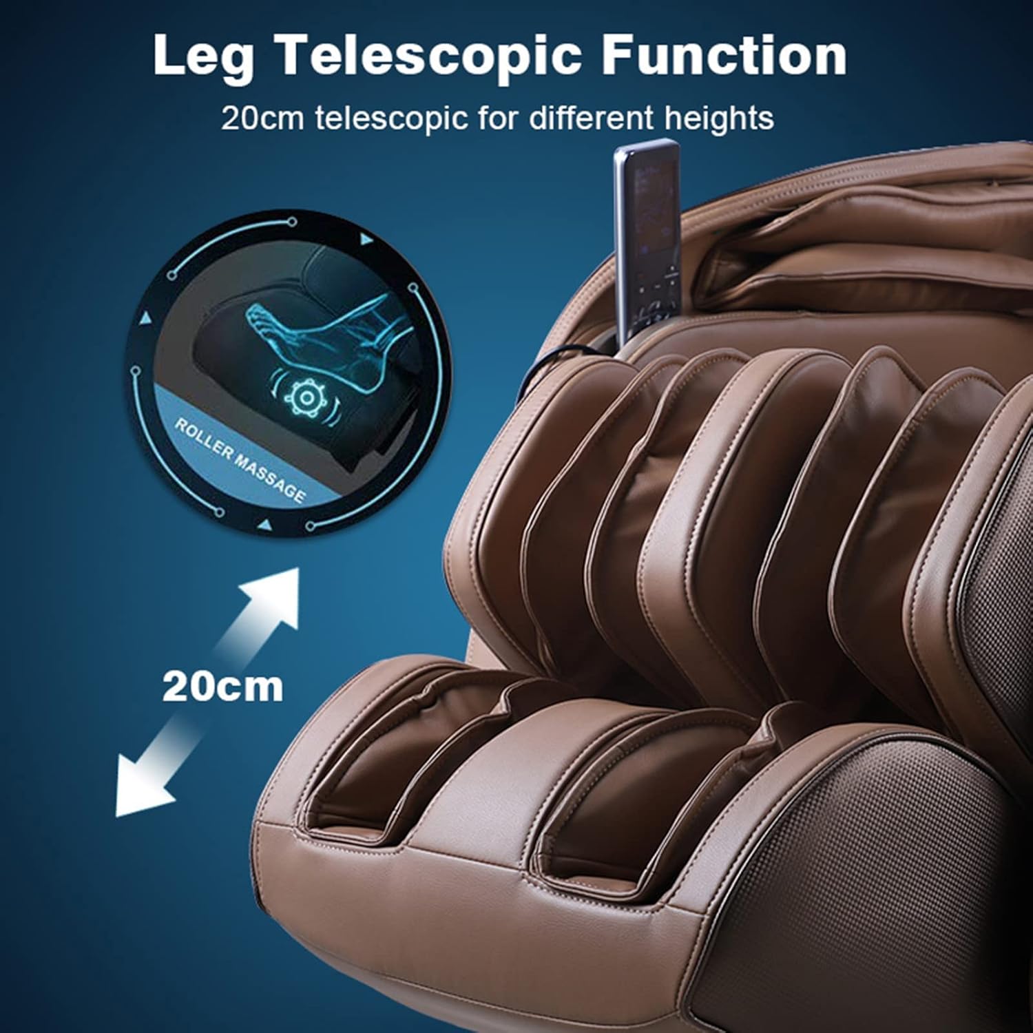 Luxury Leisure Massage Chair Full Body 4D Massage Chair SL Track Zero Gravity Shiatsu Massage Chair with Robot Hand Electric AI Smart Recliner for