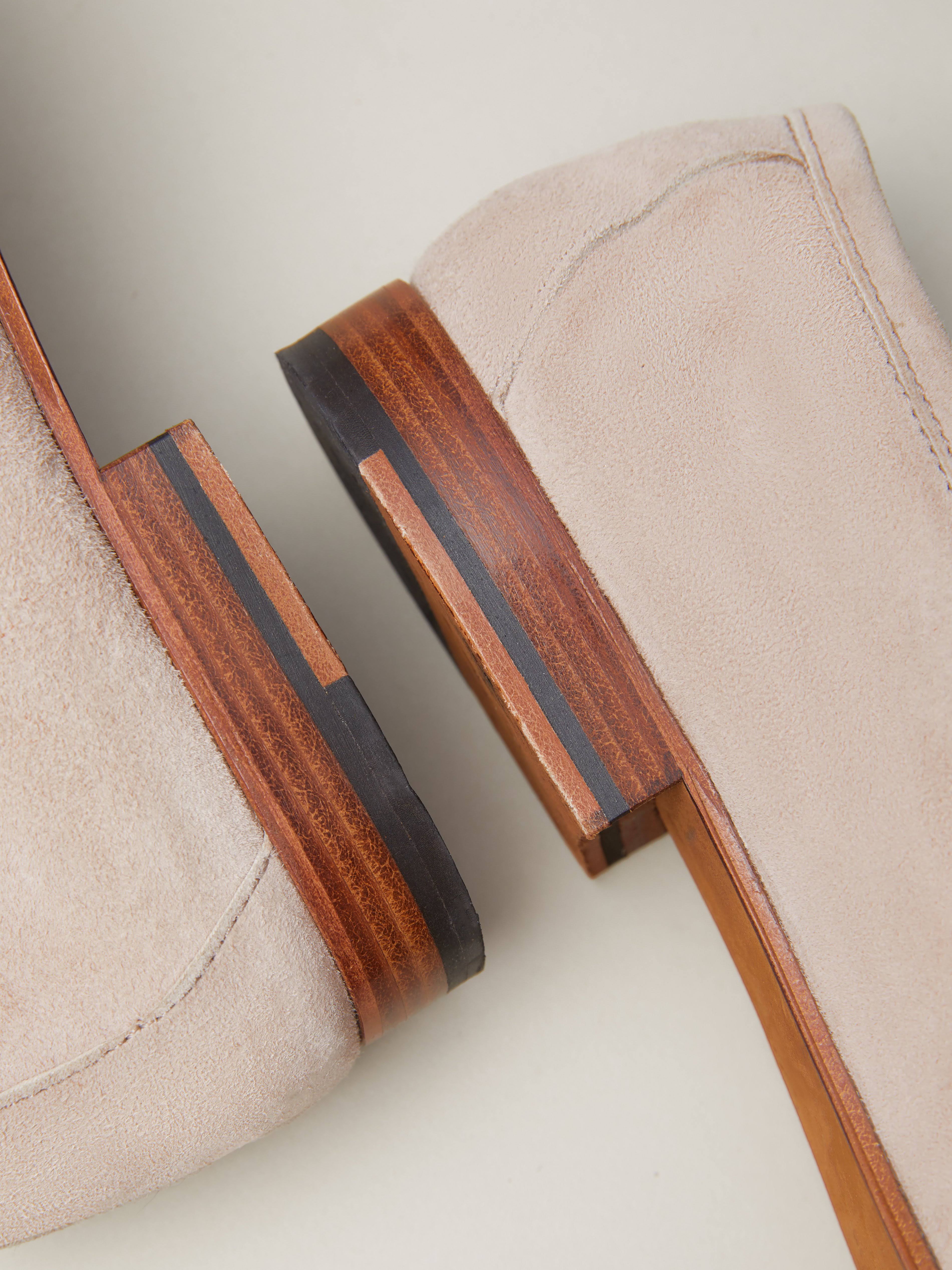 M. Gemi | The Sacca Donna Suede | 7.5 US | Oatmeal Suede
