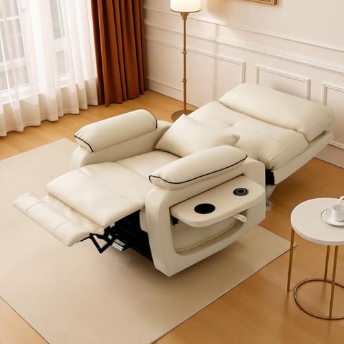 Dual Motor Power Lift Recliner Chair for Adult & Elderly, Infinite Position Lay Flat Lift Chair with Heat & Massage, Cup Holder, Lumbar Pillow