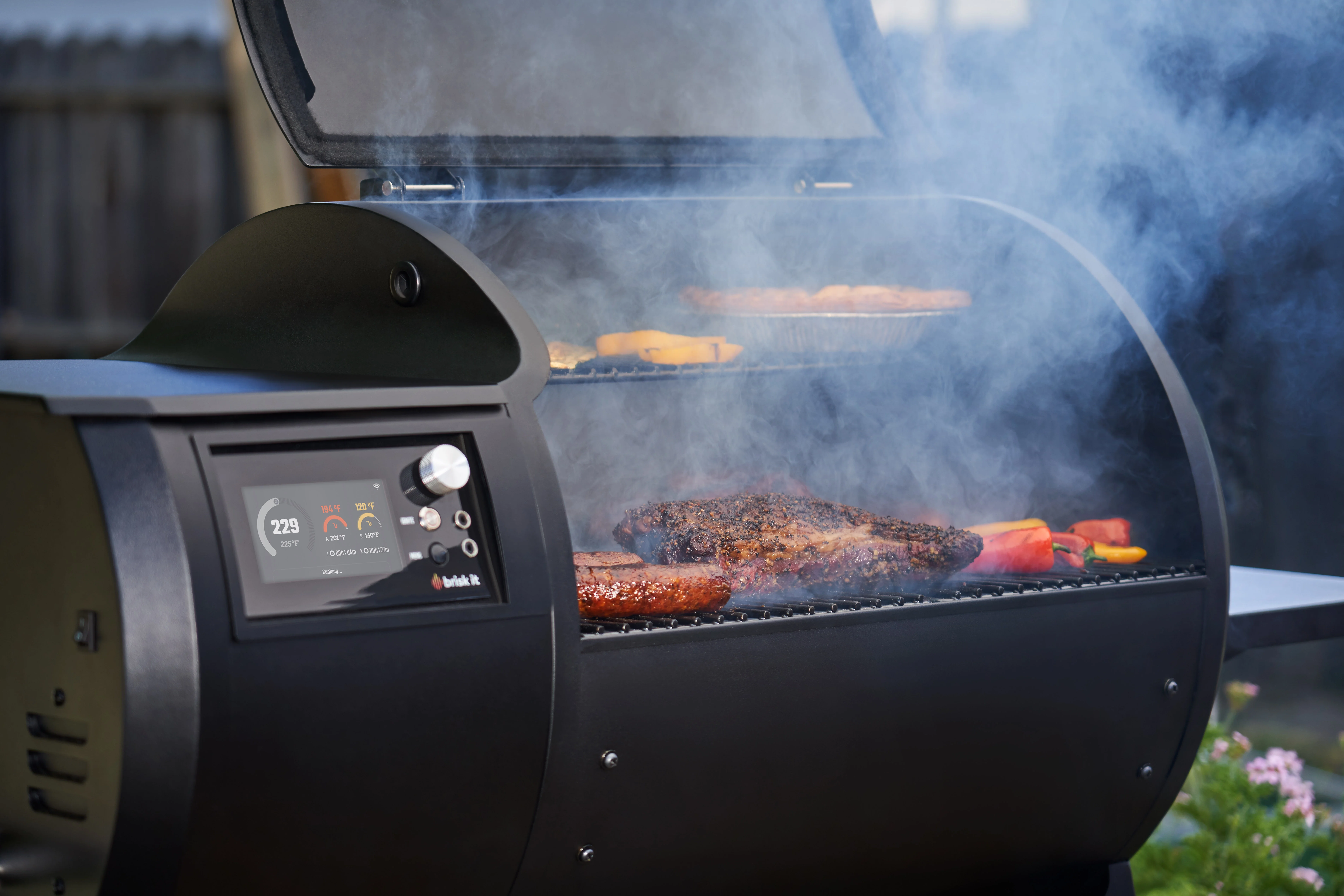 Brisk It BGO580 Origin-580 Wood Pellet Smoker Grill, Matte Black