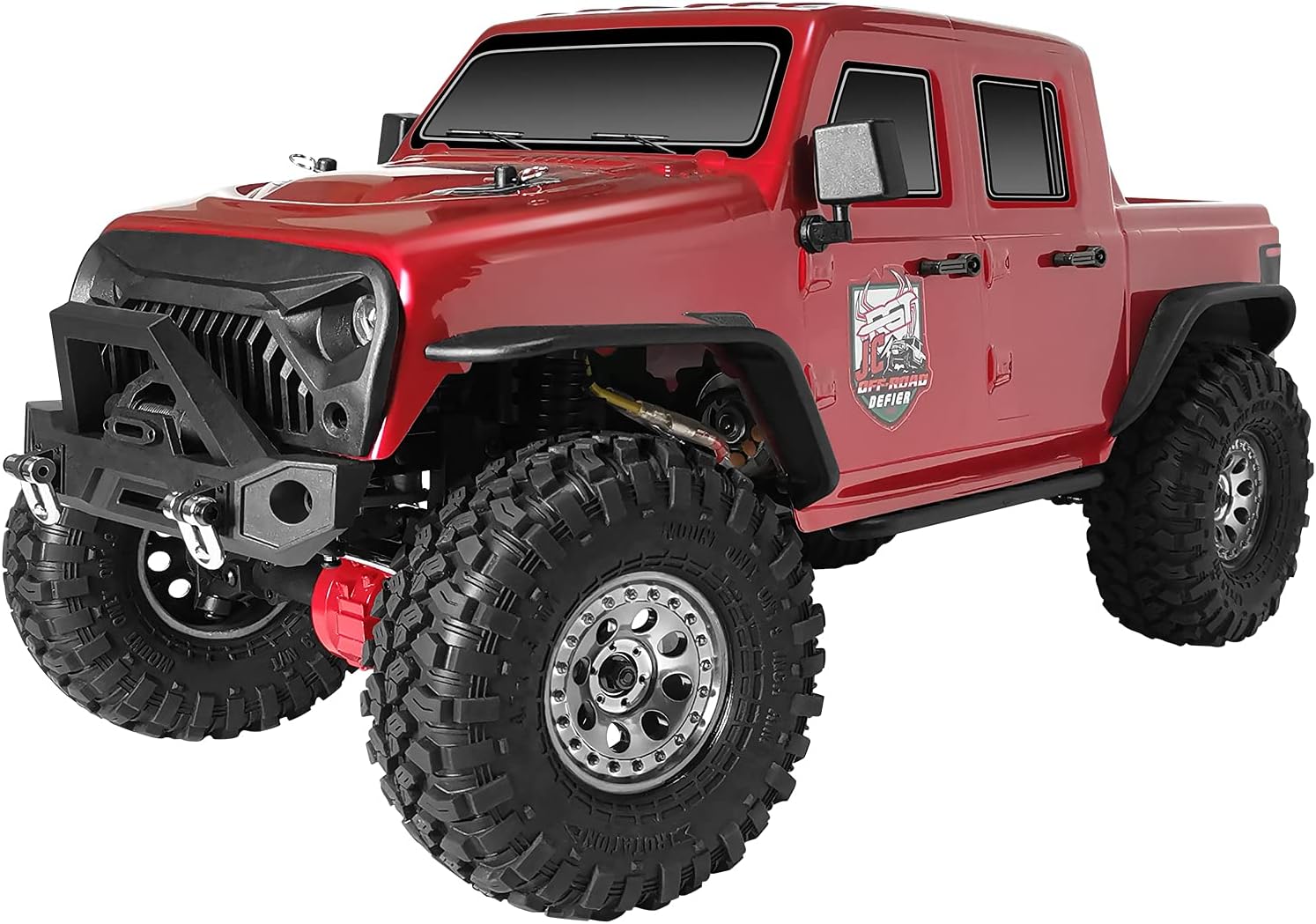 RGT RC Crawlers EX86100-JC, RTR 1/10 Scale 4wd Off Road Monster Truck Rock Crawler 4x4 High Speed Waterproof RC Car for Adults (Gray)