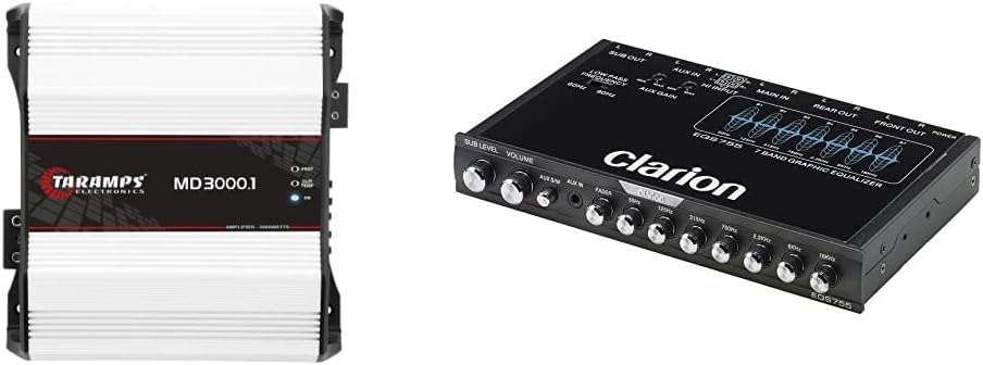 Taramps MD 3000.1 1 Channel 3000 Watts Rms Car Audio Amplifier 2 Ohm