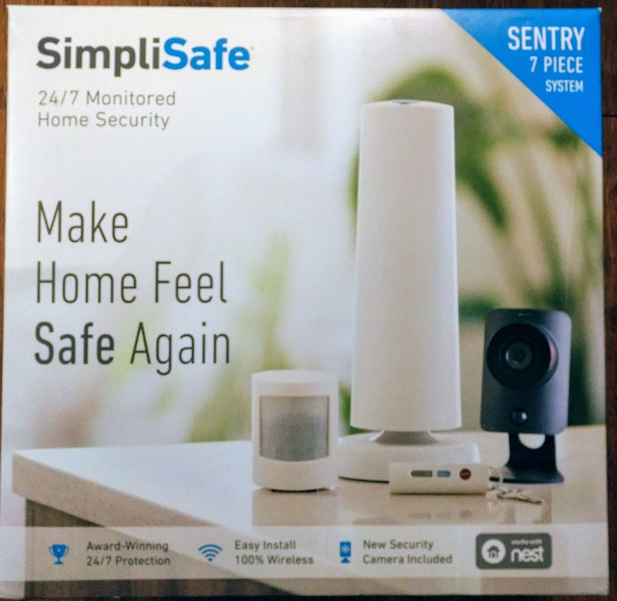 SimpliSafe Wireless Home Sentry 7 Piece Security System with Camera