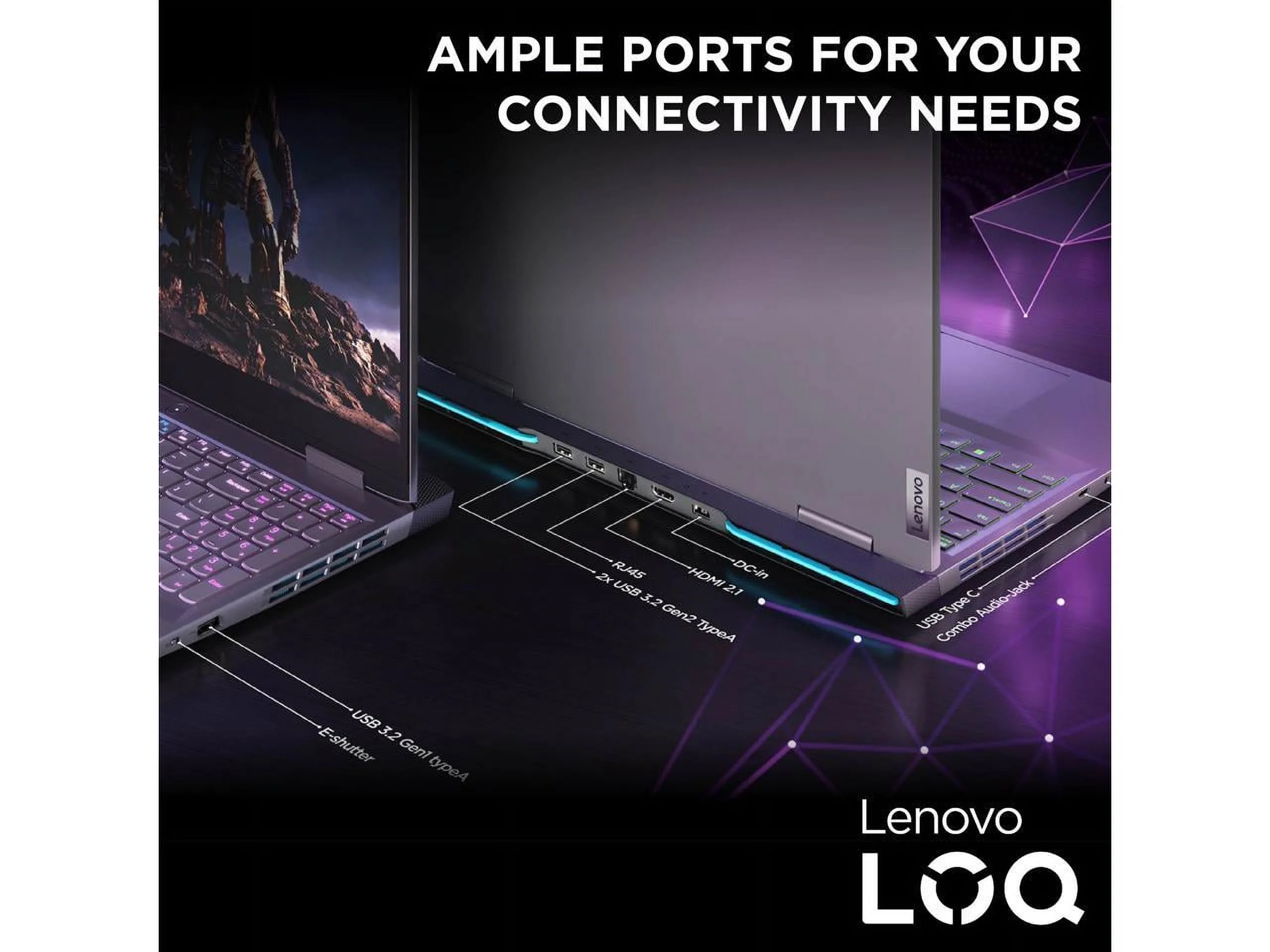 Lenovo LOQ 15IRH8 - 15.6" 144 Hz IPS - Intel Core i5 13th Gen 13420H (2.10GHz) - GeForce RTX 4050 Laptop GPU - 8 GB DDR5 - 512 GB PCIe SSD