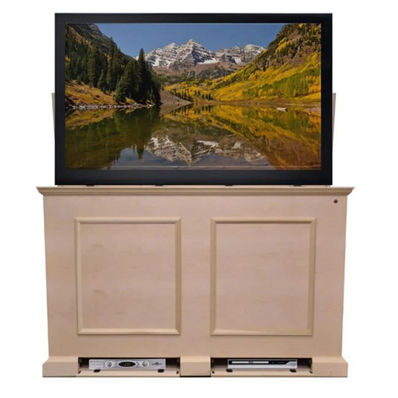 Touchstone 74009 The Grand Elevate Unfinished TV Lift Cabinet for TVs - Up To 60 in. Flat Screen