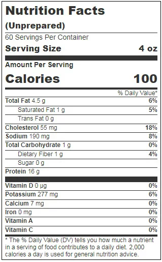 Heartland Catfish Quick Frozen Fish Fillet 15 pounds per case