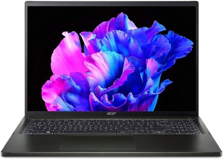 acer Swift Edge 16" 4K OLED Laptop - AMD Ryzen 7-7735U 16GB LPDDR5 RAM 1TB PCle Gen 4 Solid State Drive Model SFE16-42-R8WB