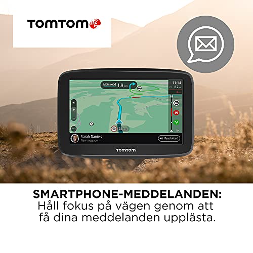 TomTom Car Sat Nav GO Classic, 6 Inch, with Traffic Congestion and Speed Cam Alert Trial Thanks to TomTom Traffic, EU Maps, Updates via WiFi