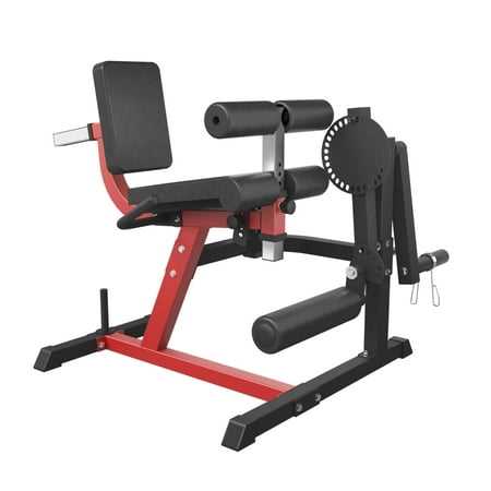 Syedee Leg Extension and Curl Machine, Lower Body Special Leg Machine, Adjustable Leg Exercise Bench with Plate Loaded
