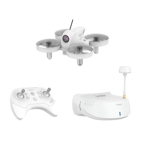 APEX VR70 FPV Drone Kit, Drone with Goggles,Brushed FPV Racing drone for Beginners,Low-Latency 5.8G Transmission, Drop-Resistant