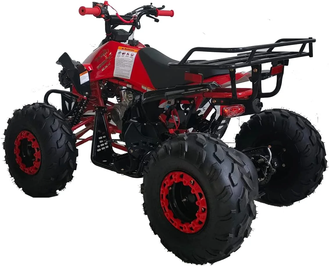 X-Pro Brand New 125cc Gas ATV, Automatic Transmission w/Reverse Remote Control Big 19"/18" Tires - Curated Treasures Market