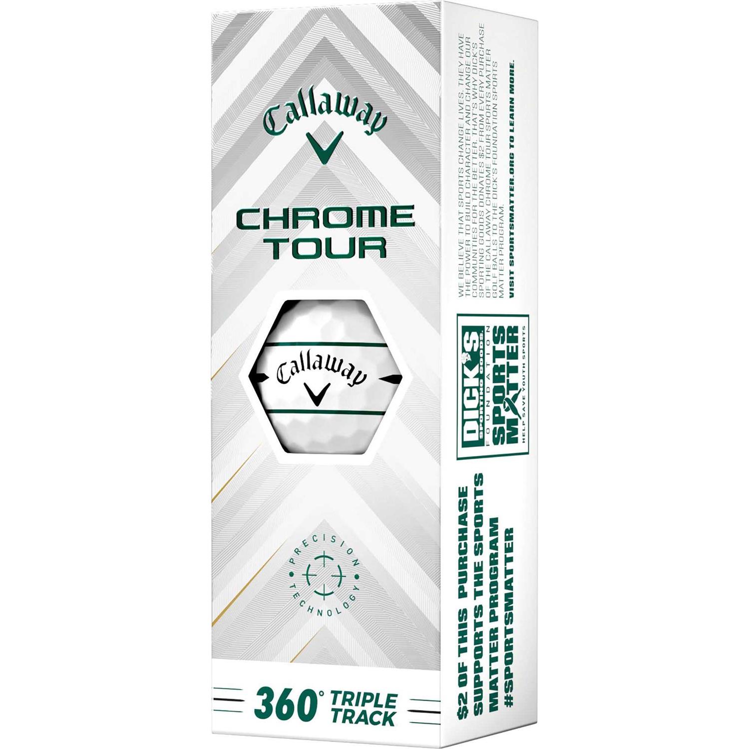 Callaway 2024 Chrome Tour Triple Track 360 Sports Matter Golf Balls - Sports Supplies Online Store