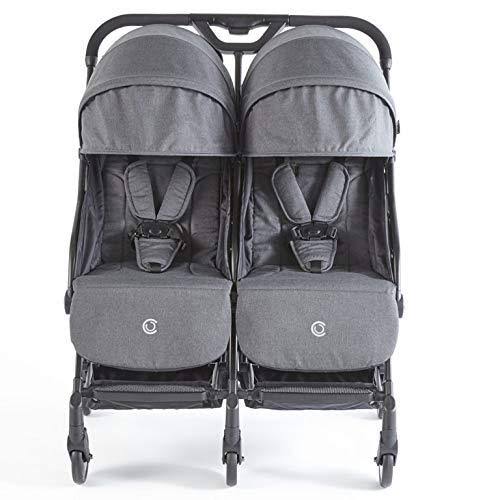 Contours Bitsy Double Stroller - Gray