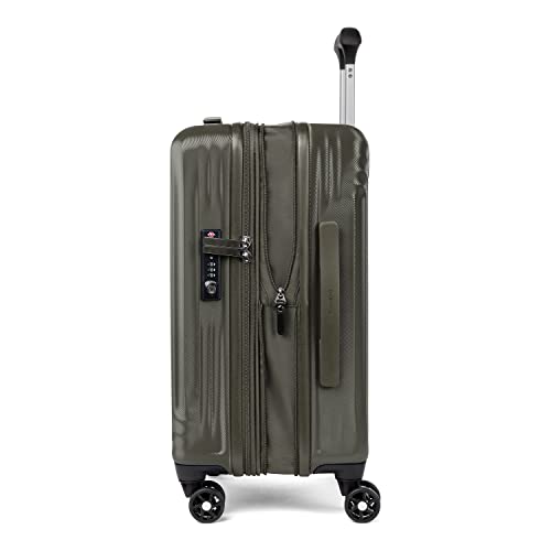 Travelpro Maxlite Air Hardside Expandable Carry on Luggage, 8 Spinner Wheels, Lightweight Hard Shell Polycarbonate Suitcase, Shadow Grey
