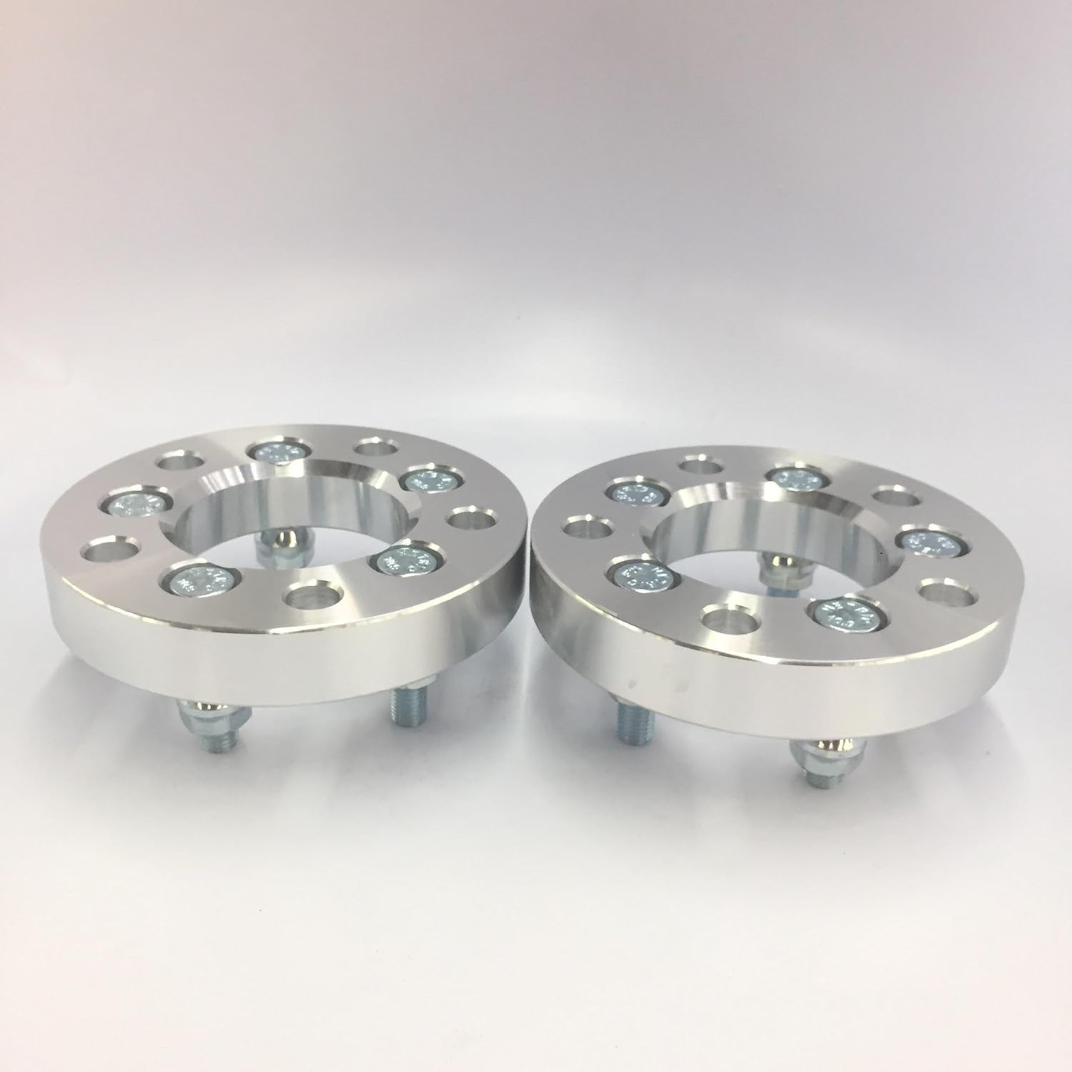 Customadeonly 4 Pieces 1" 25mm Conversion Wheel Adapters 5x100 to 5x114.3 (Change Bolt Pattern) 12x1.5 Studs Center Bore 67.1mm with Open End Lug