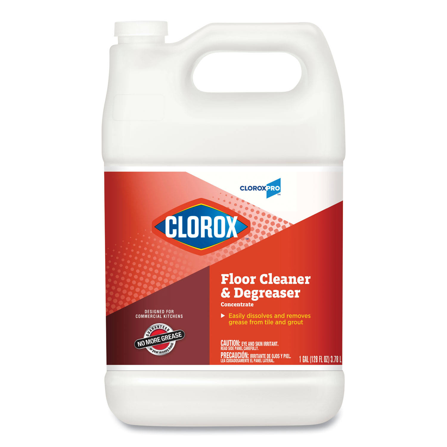 Clorox Professional Floor Cleaner u0026 Degreaser, 1gal Bottle