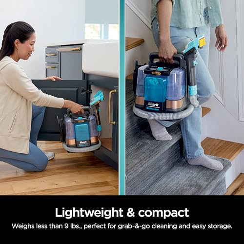 Shark StainStriker Portable Carpet Upholstery & Area Rug Cleaner, Bonus XL Tool & Full-Size Cleaning Solution, Stain & Odor Remover