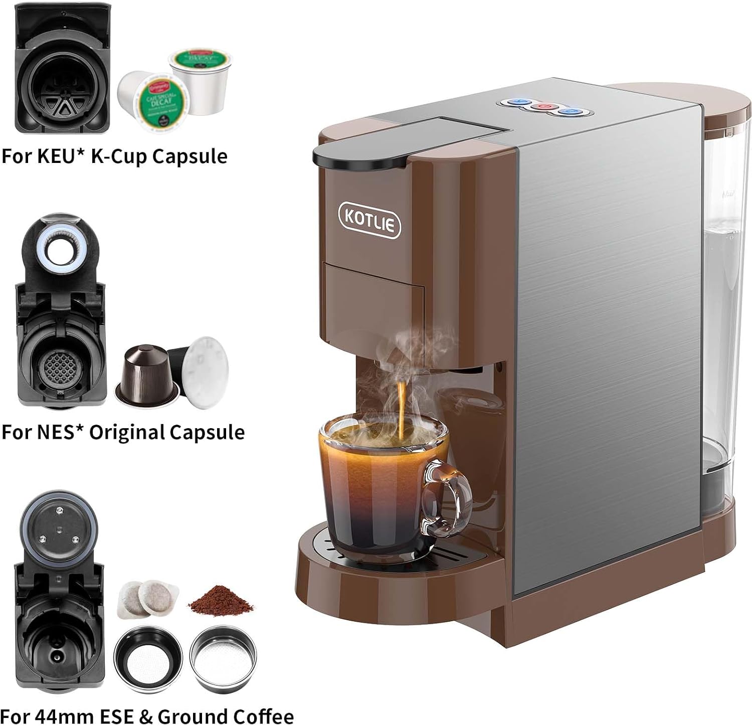 KOTLIE Multifunctional 4in1 Espresso Machine