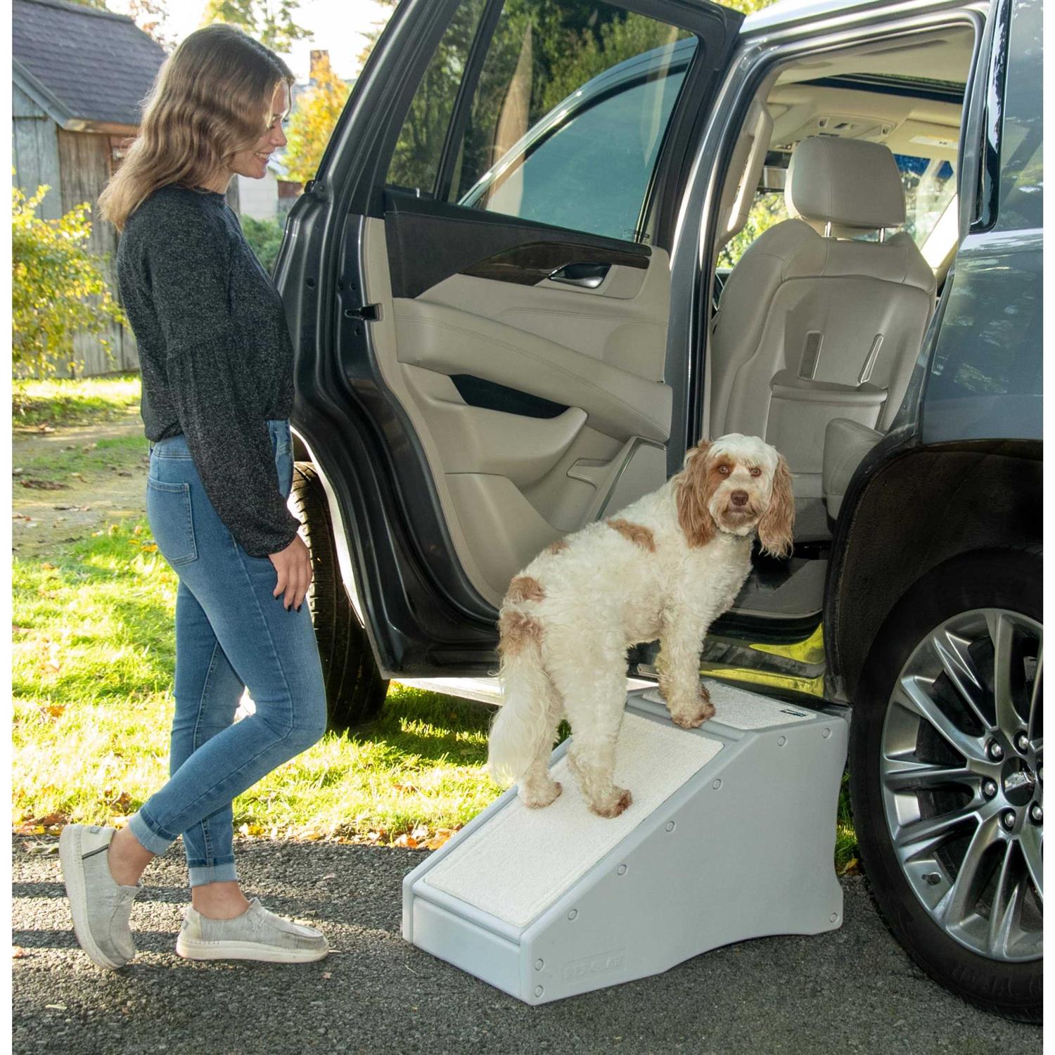 Pet Gear Step / Ramp Combination with Supertrax - Pet Supplies online store