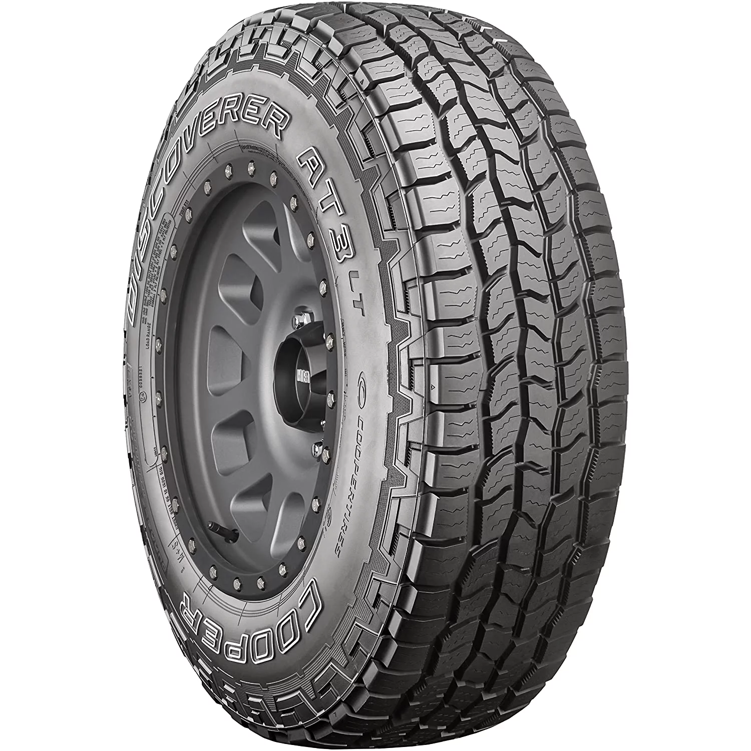 Set of 4 (FOUR) Cooper Discoverer AT3 LT 265/70R17 121/118S E 10 Ply A/T All Terrain Tires Fits: 2014-18 Chevrolet Silverado 1500 WT