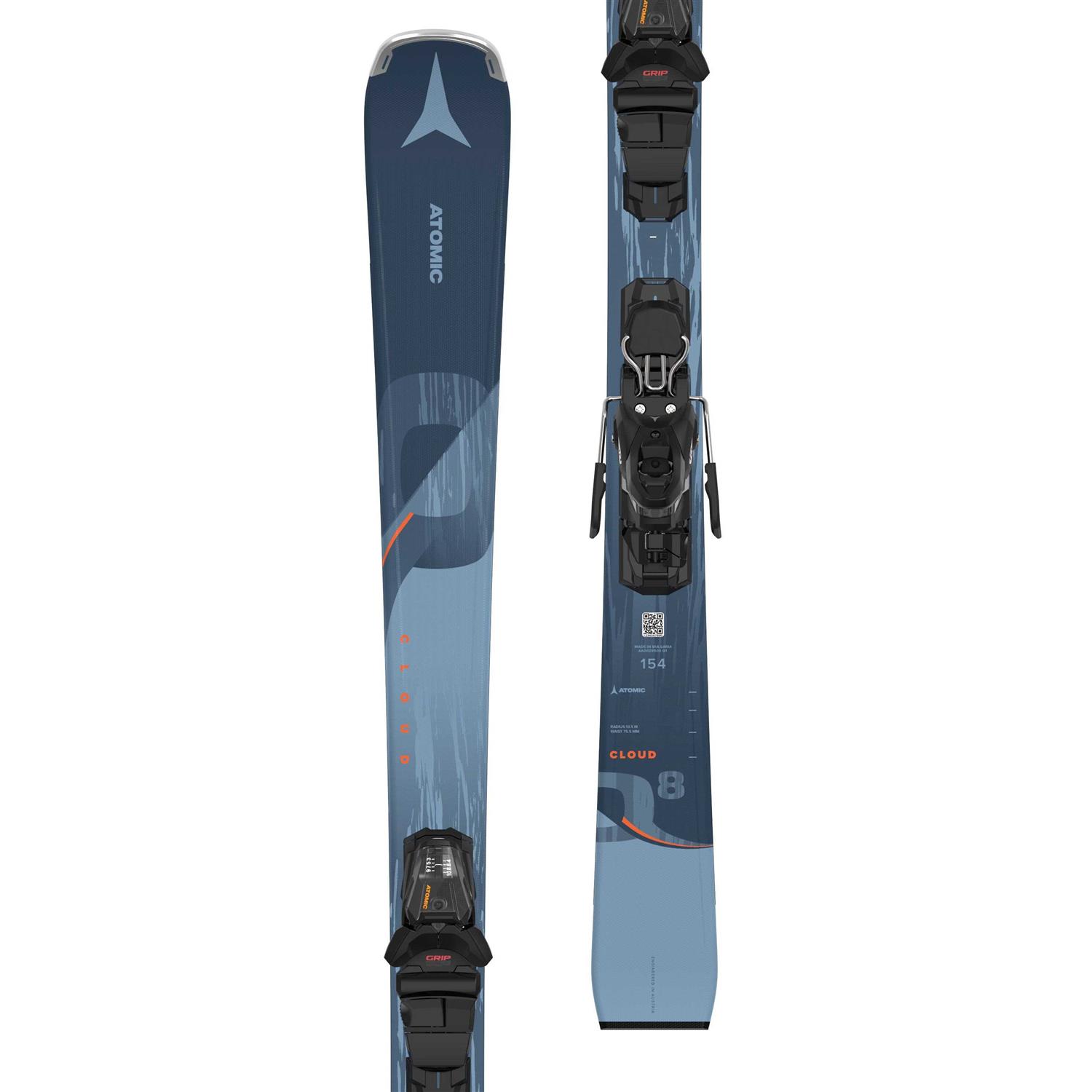 Atomic Cloud Q8 Skis + M 10 GW Bindings - Sports Supplies Online Store