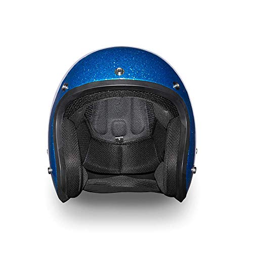 Daytona Helmets 3/4 Shell Open Face Motorcycle Helmet – DOT Approved [Metal Flake]…