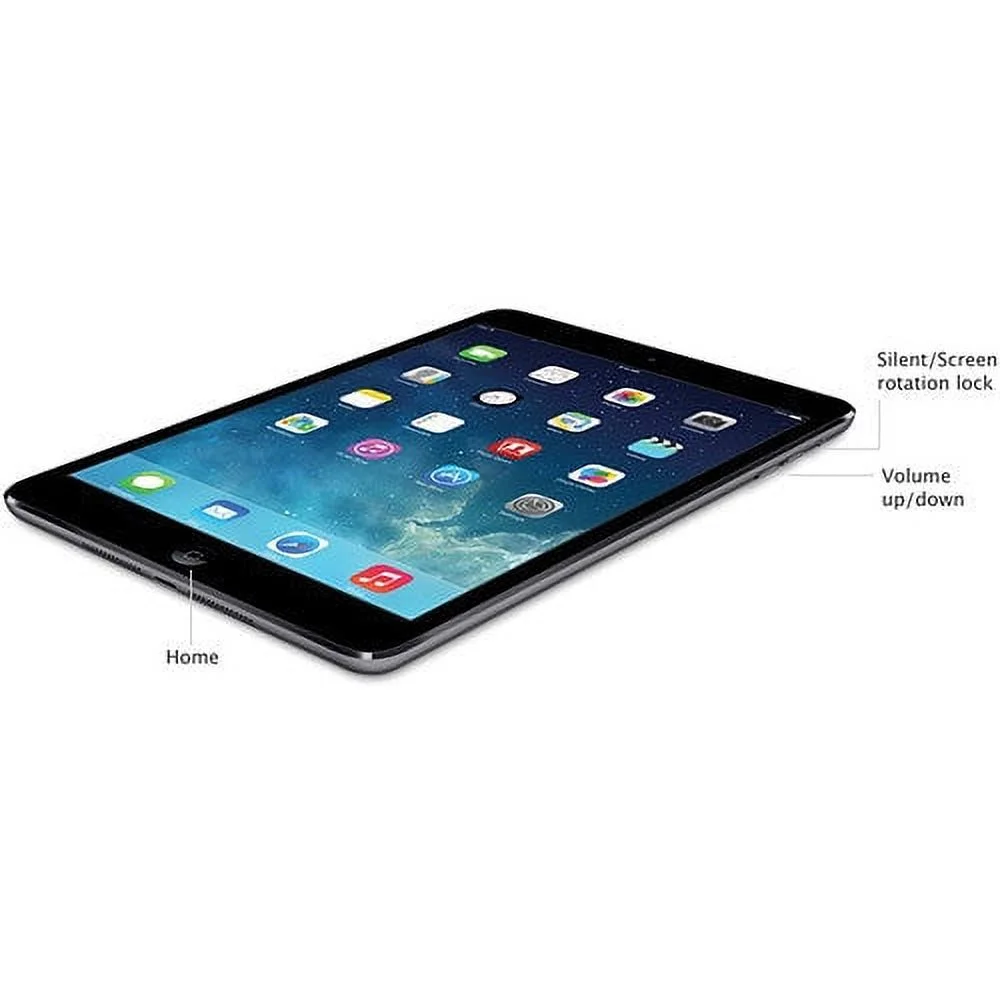 Restored Apple iPad Mini 2 2nd Gen 16GB, WI-FI, 7.9" - Space Gray - (ME276LL/A) (Refurbished)