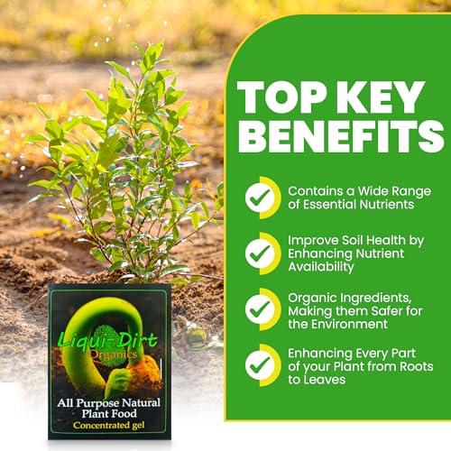 Natural Plant Food Fertilizer All-Purpose NPK Plant Care. 18 Balanced & Blended Vitamins & Minerals with Micro-Fungi and Bio-Organisms to boost your