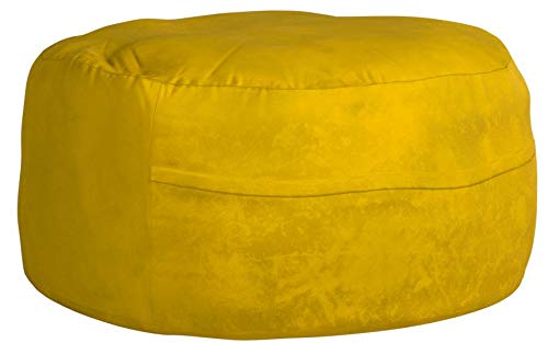 Chill Sack Bean Bag Chair - 5' Giant Memory Foam Lounge Chair with Soft Microfiber Cover – Cozy Furniture for Living Room, Dorm