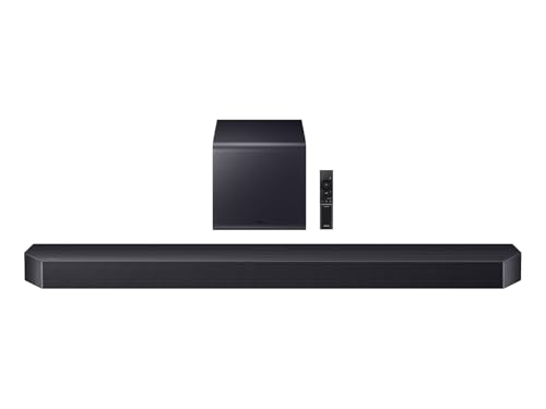 SAMSUNG Q990D 11.1.4ch Soundbar w/Wireless Dolby Atmos Audio, Rear Speaker Included, Q-Symphony, SpaceFit Sound Pro, Adaptive Sound