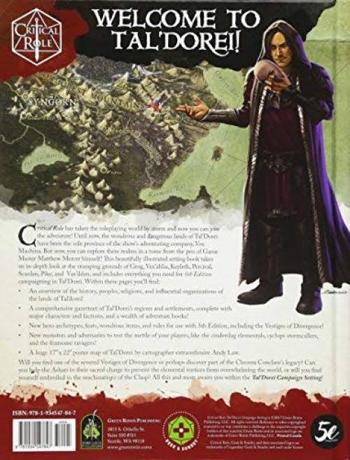 Critical Role: Tal&Dorei Campaign Setting [Book]