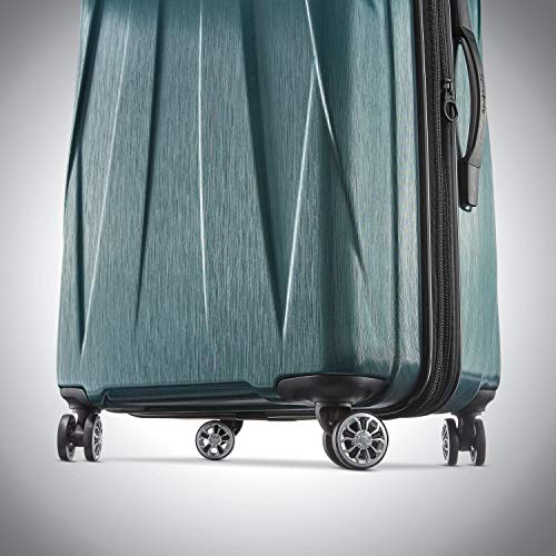 Samsonite Centric 2 Hardside Expandable Luggage with Spinner Wheels, Black, Carry-On 20-Inch