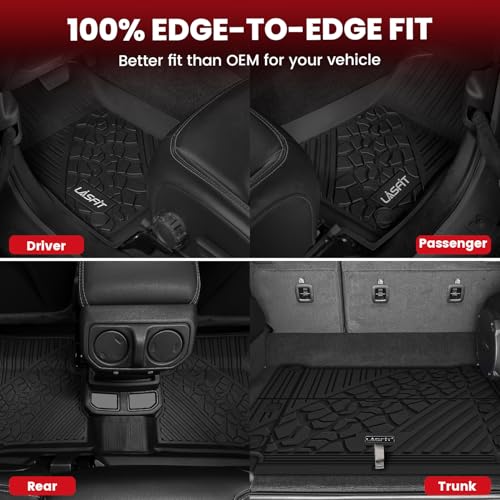 LASFIT Floor Mats & Trunk Mat for Jeep Grand Cherokee 2022-2025 5-Seat (Include 4xe, NOT for L)